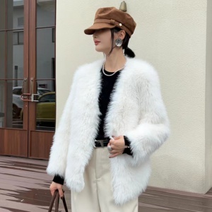 2024春季新款&華億服飾&218866&環(huán)保皮草&